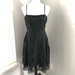 Soprano Lace Black Mini Dress Medium